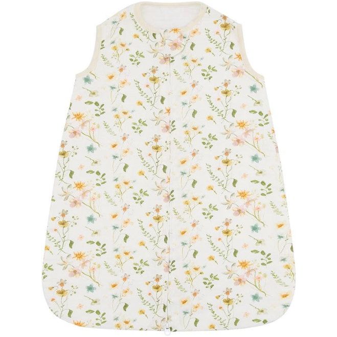 Pibi Floral Printed Cotton Muslin Sleeveless Sleeping Bag Small  Age- Newborn to 6 Months