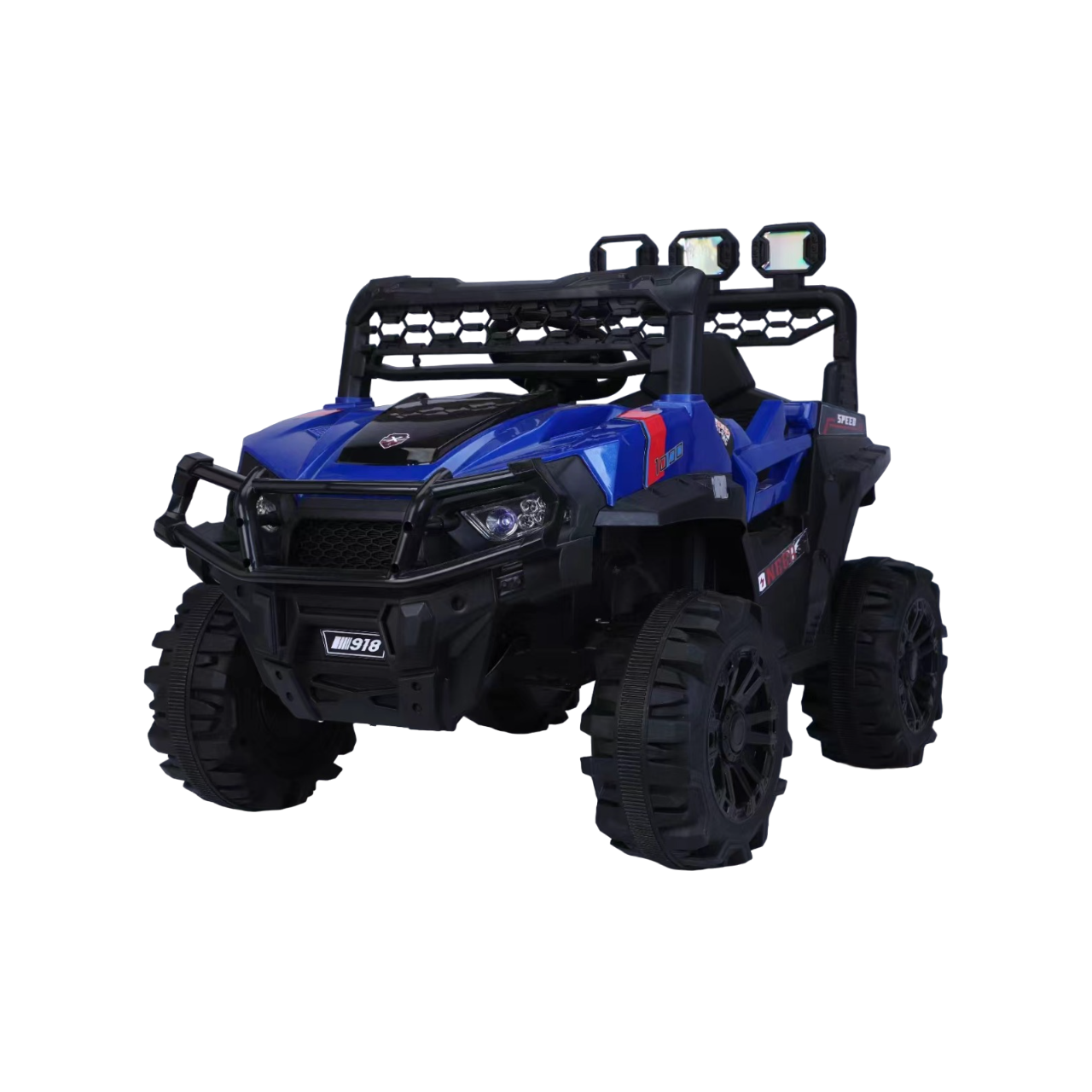 Pibi 4 x4 Single Seater SUV Truck Ride On with Remote Control 909 Blue Age- 2 Years & Above