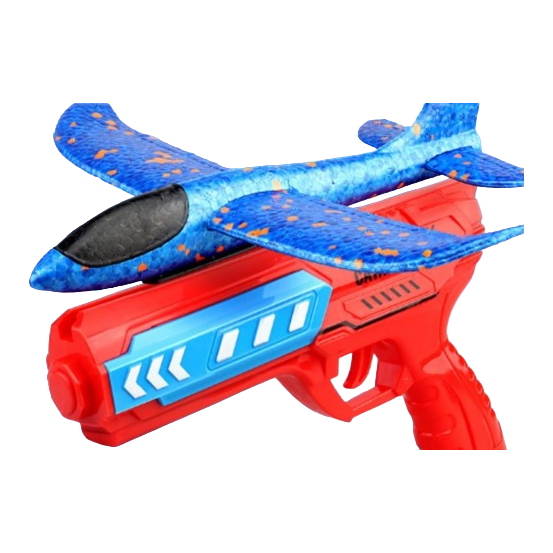 Pibi Glider Airplane with LED Lights Red/Blue Age- 4 Years & Above