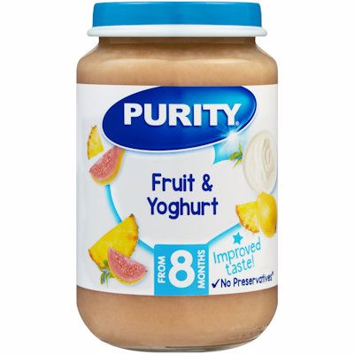 Purity 3rd Yoghurt & Fruit Baby Food 200 ml Age- 8 Months & Above