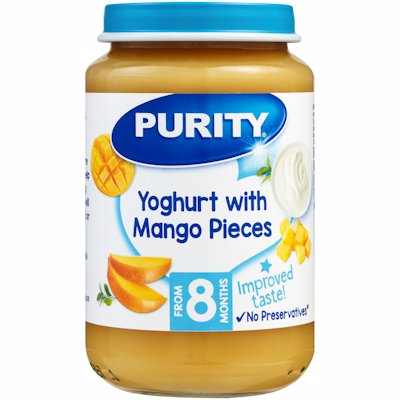 Purity Yoghurt & Mango Baby Food 200 ml Age- 8 Months & Above