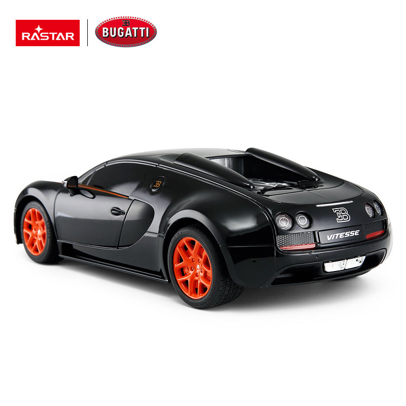 Rastar Bugatti Grand Sport Vitesse R/C 1:18 Remote Control Car Black Age- 4 Years & Above