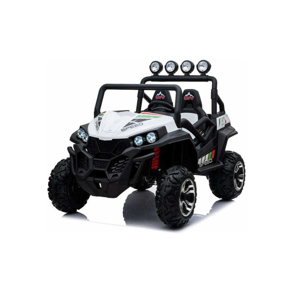 Scorpio Xux 12V 4 x4 Battery Operated Ride On Jeep with Remote Control White Age- 3 Years & Above