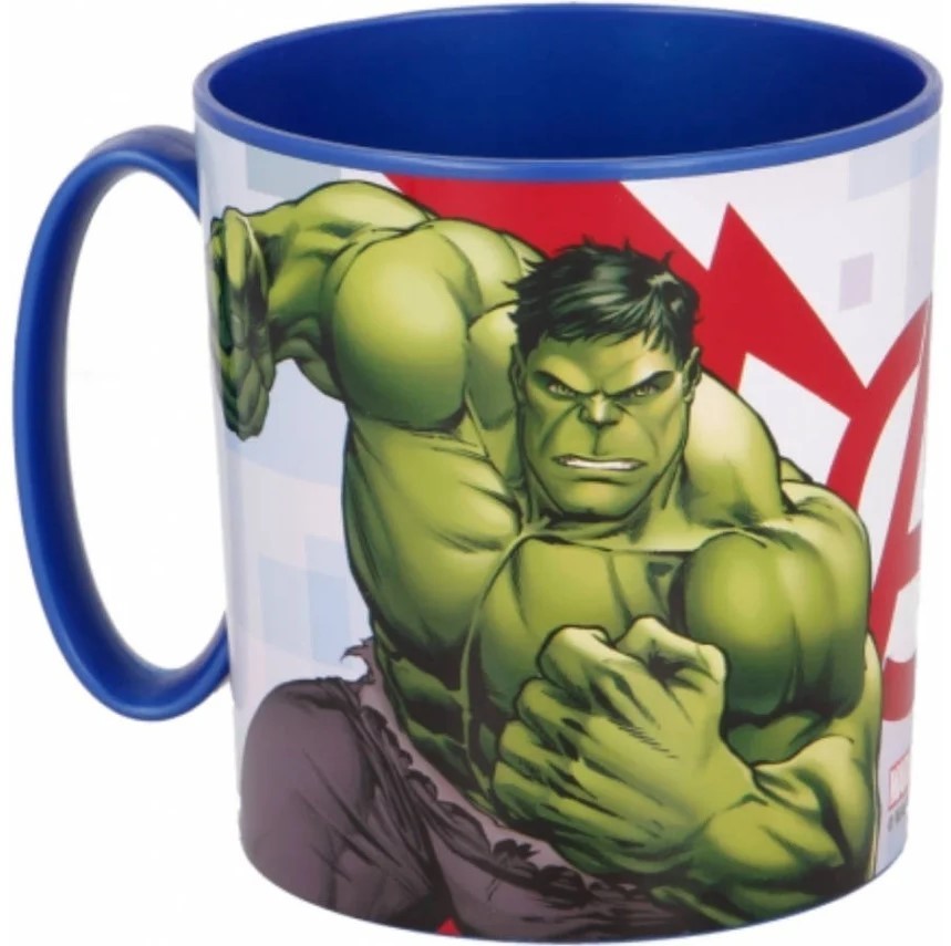 Stor Avengers Rolling Thunder Micro Mug 350 Ml(57704) 670 Ml Kids Water Bottle with Shoulder Strap Age-5 Years & Above