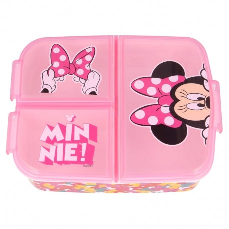 Stor Multi Compartement Sandwich Box Minnie So Edgy Bows(51120) Age- 5 Years & Above