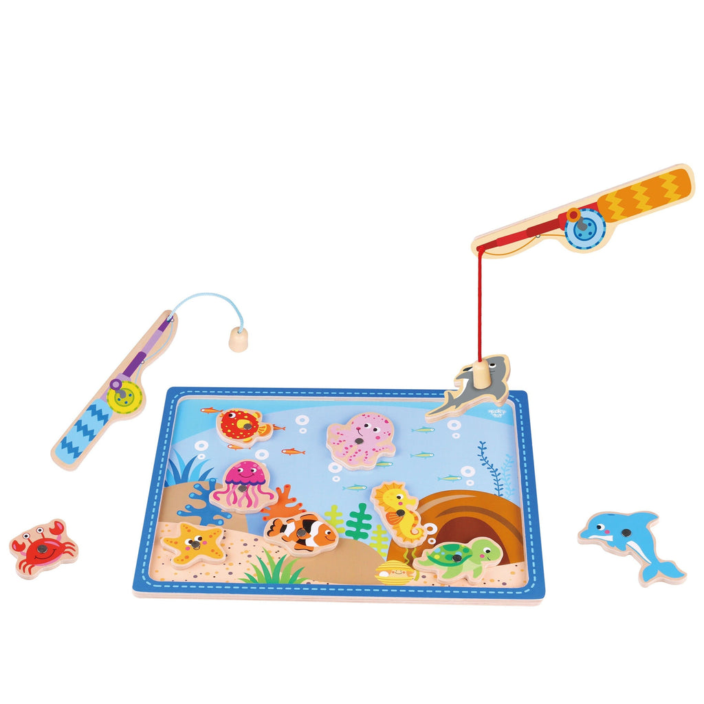 Tooky Toy Fishing Game Multicolor Age: 18 Months & Above