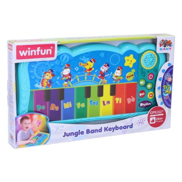 Winfun Jungle Band Keyboard (002090) Age- 18 Months & Above