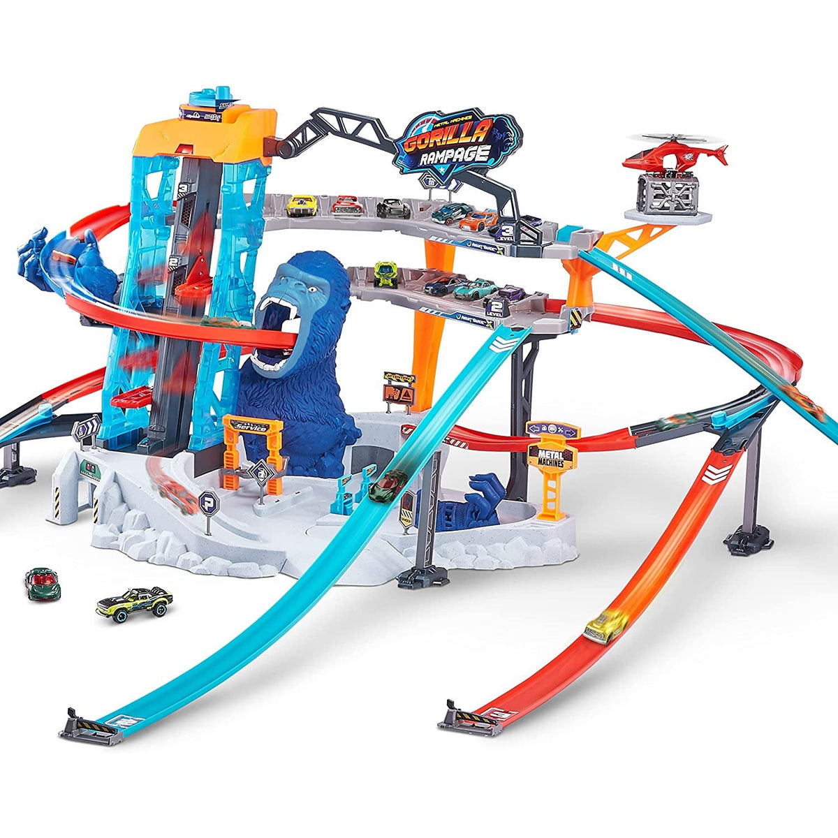 Zuru Metal Machines Gorilla Rampage Garage Playset