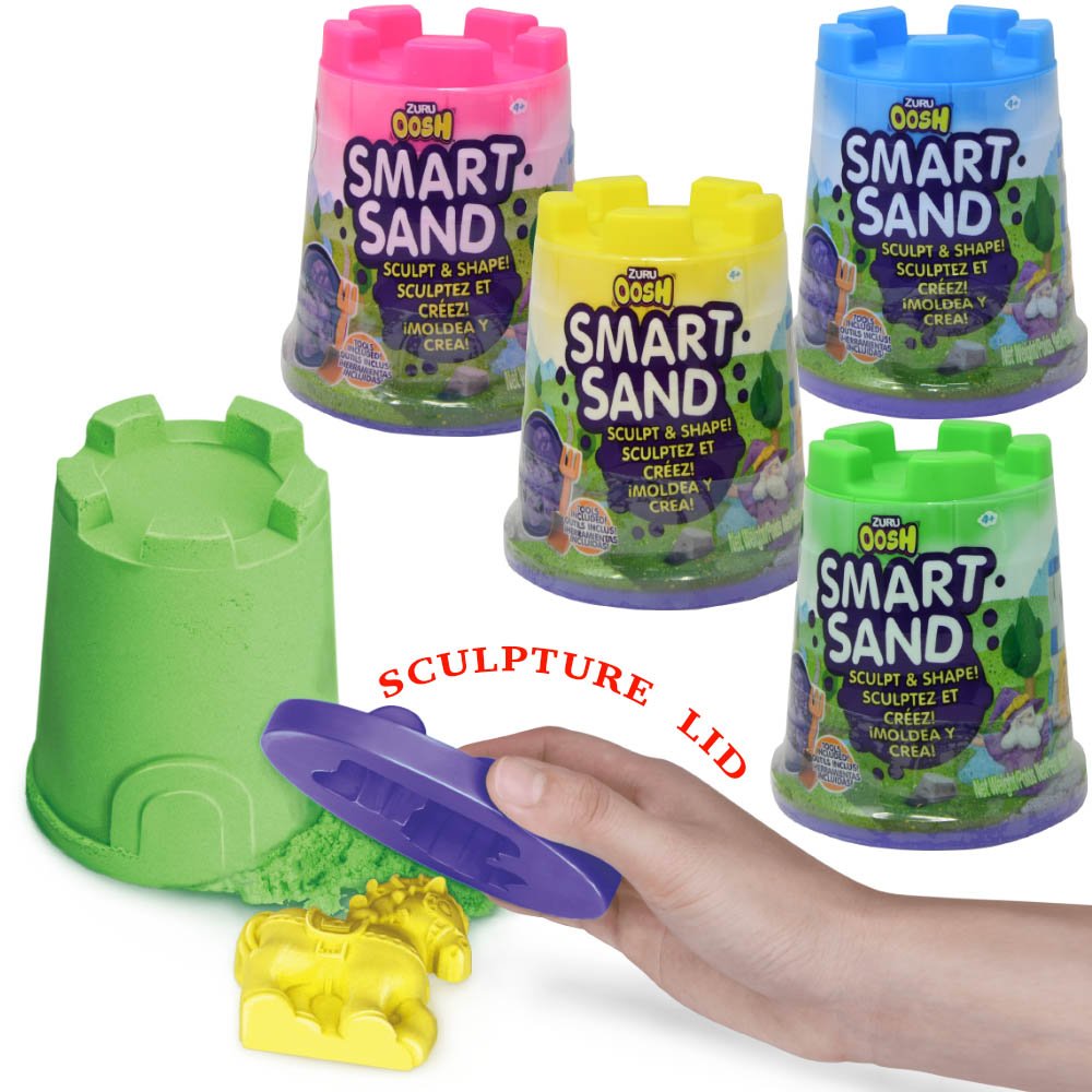 Zuru Oosh Smart Sculpt & Shape Sand Box Assorted Pack of 1 Age- 8 Years & Above