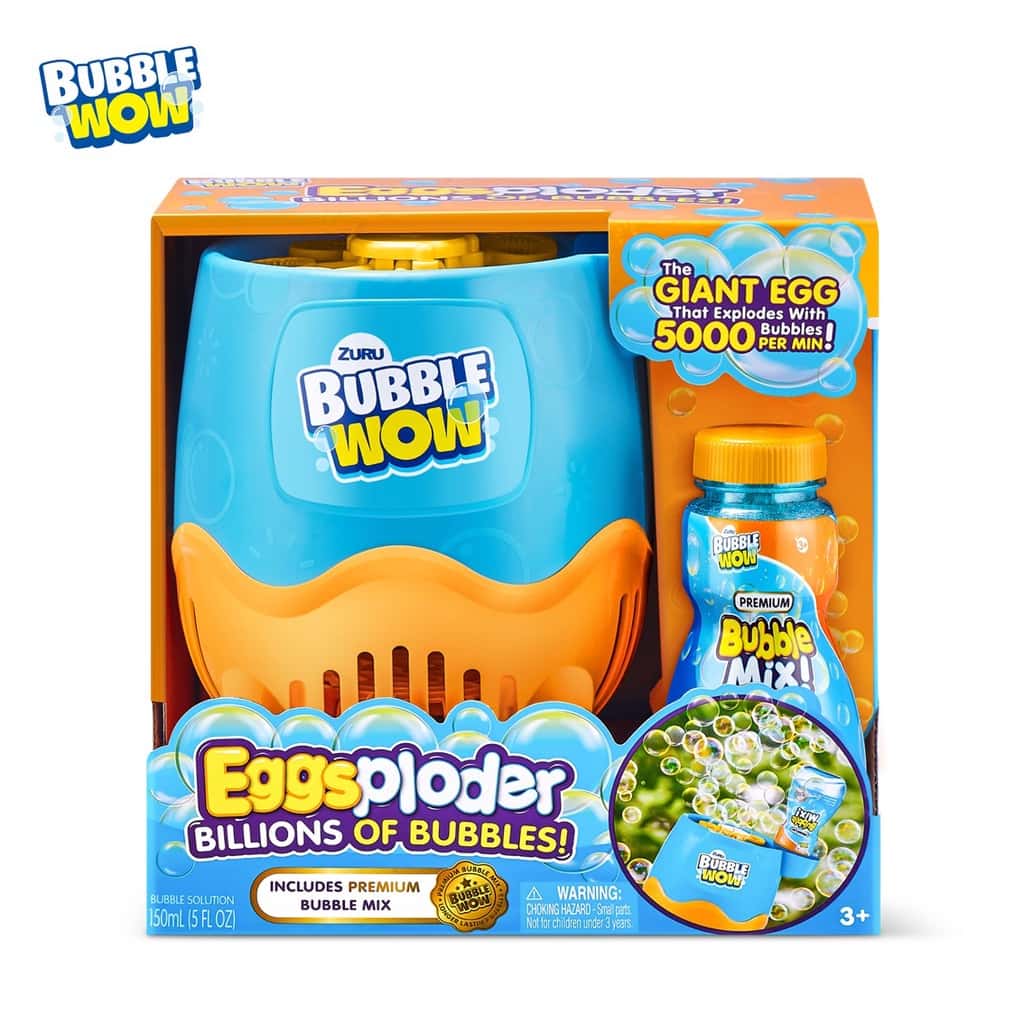 Zuru Wow Eggsploder Bubble Machine Multicolor Age- 2 Years & Above