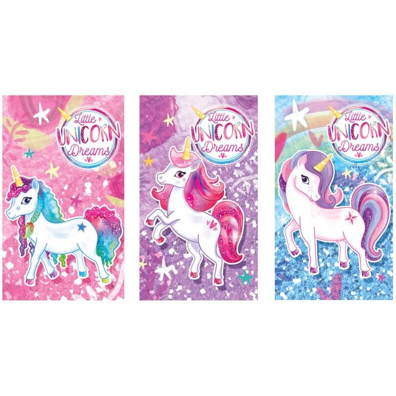 Pibi Fun Stationery Notebook Unicorn 9.3Cm X 5.5Cm Assorted Pack of 1 Age-3 Years & Above