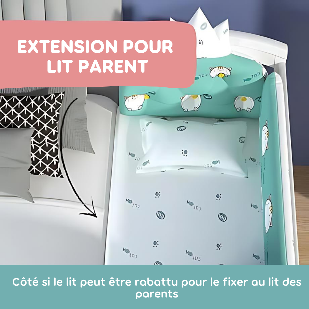 Pibi Lit à bascule 3 en 1 Cum Junior Blanc Âge - Nouveau-né à 5 ans