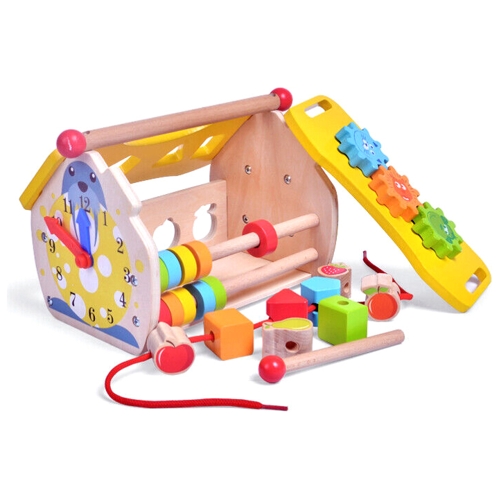 Acool Toys Multi-Functional Intellectual House Multicolor Age- 18 Months & Above