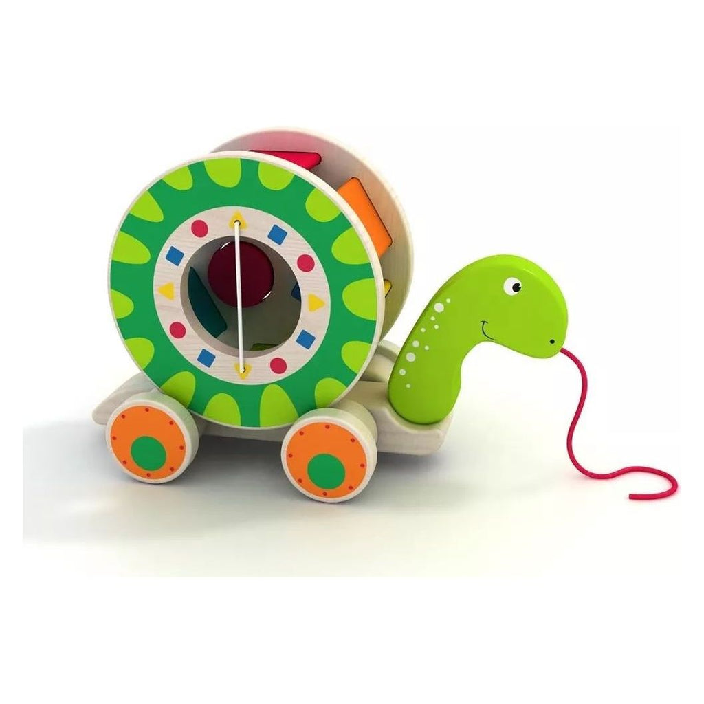 Acool Toys Turtle Pullalong Shape Sorter Multicolor Age- 18 Months & Above