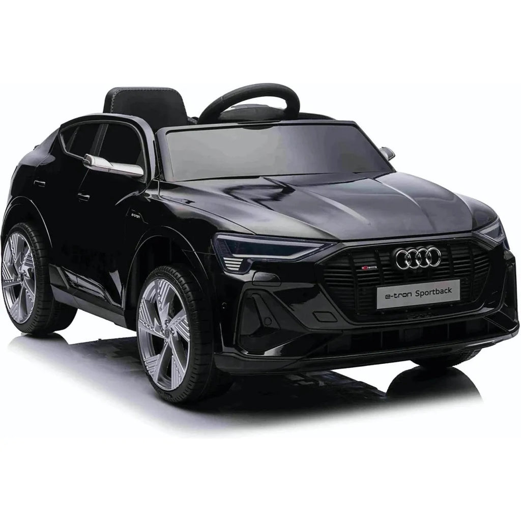 Audi e-tron Sportback Kids Ride On Convertible Car Black Age- 24 Months & Above 