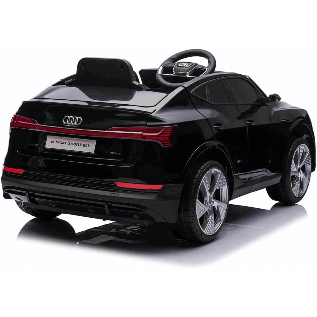 Audi e-tron Sportback Kids Ride On Convertible Car Black Age- 24 Months & Above 