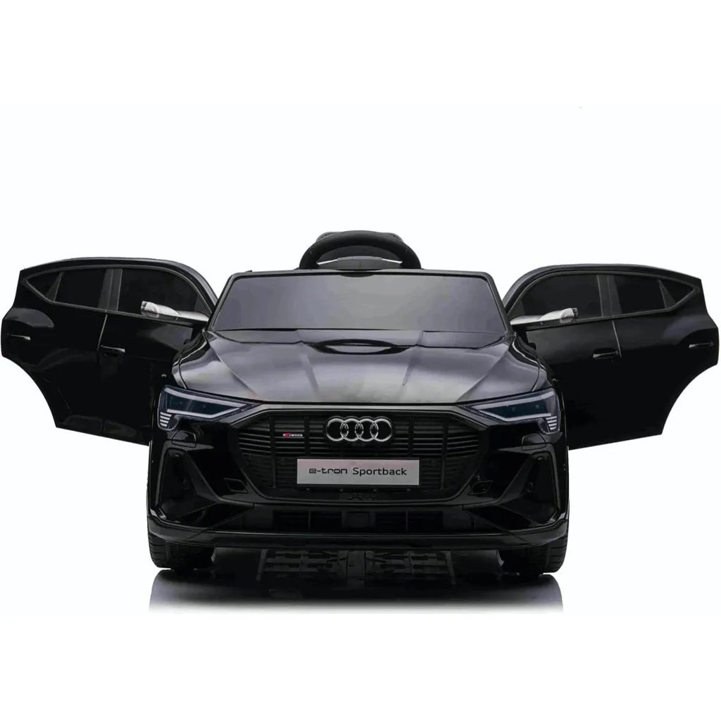 Audi e-tron Sportback Kids Ride On Convertible Car Black Age- 24 Months & Above 