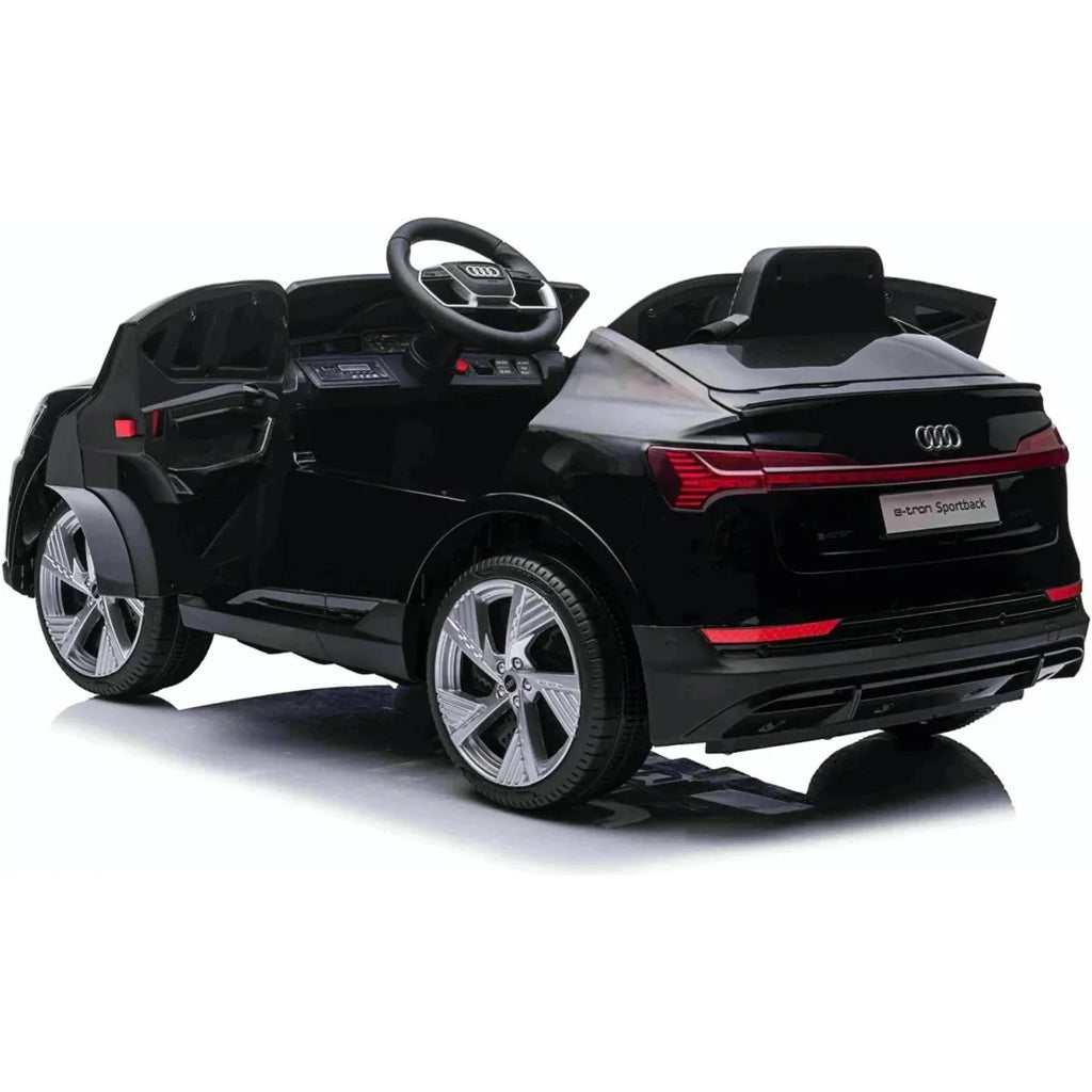 Audi e-tron Sportback Kids Ride On Convertible Car Black Age- 24 Months & Above 