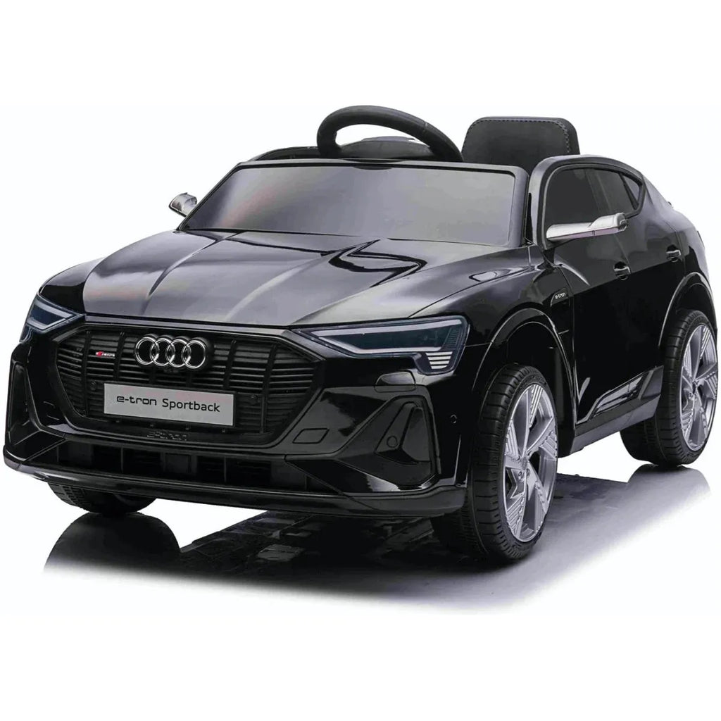 Audi e-tron Sportback Kids Ride On Convertible Car Black Age- 24 Months & Above 
