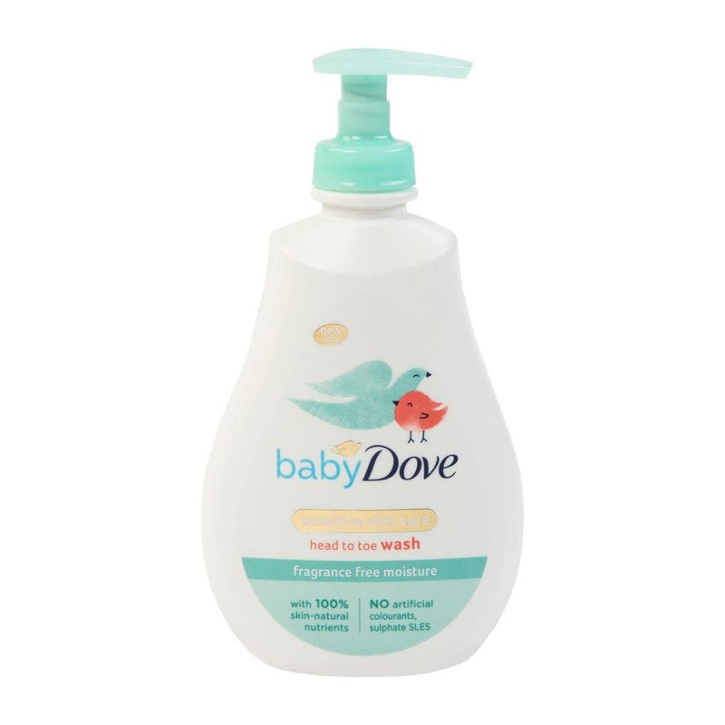 Baby Dove Sensitive Moisture Head to Toe Wash 400ml  Age-Newborn & Above