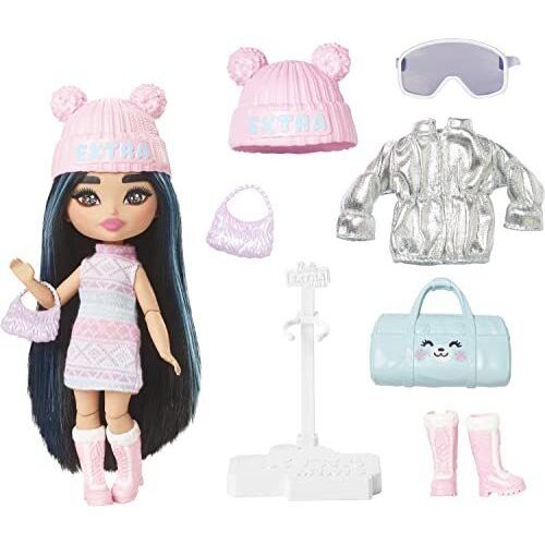 Barbie Xtra Fly Winter Fashion Mini Doll 3.25 Inch Multicolor Hpb20 Age- 3 Years & Above