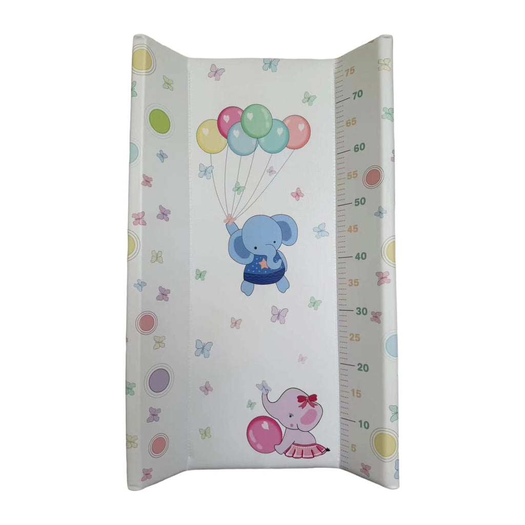 Bear Club Baby Elephants With Balloons Soft Changing Mat With Firm Support And Safety Sides 120 x 60cm  Age-Newborn  & Above
