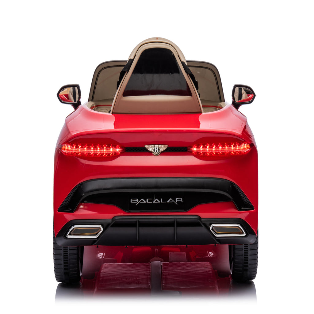 Bentley Bacalar 12V Electric Car Ride On Toy Red Age- 3 Years & Above
