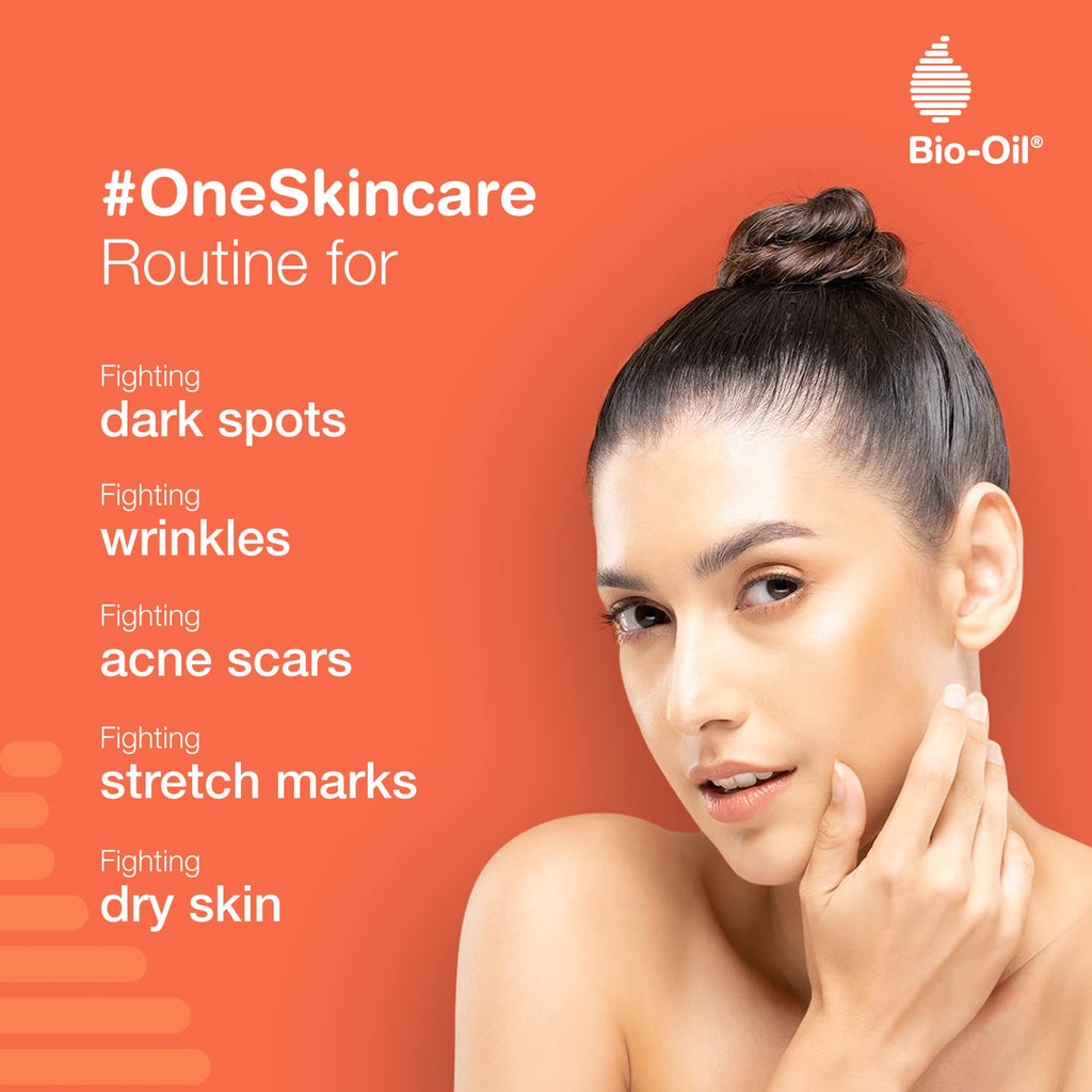 Bio-Oil Original Skincare Oil  with Vitamin E for Stretch Marks, Scar Removal, Uneven Skin Tone 60 Ml