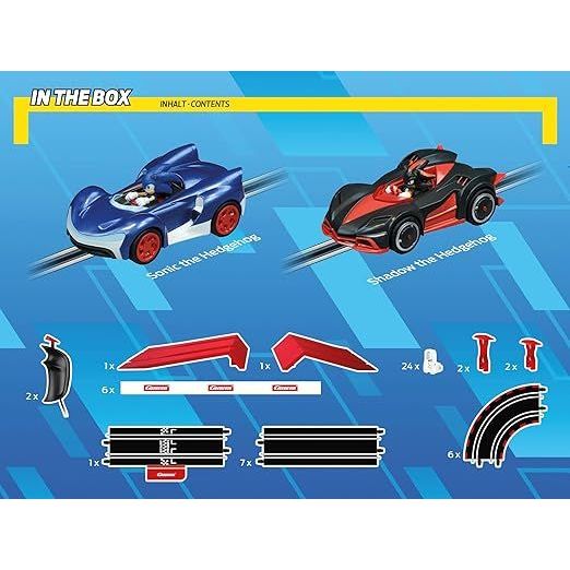 Carrera Go! Sonic The Hedgehog Battery Slot Racing Set (20063520)  Age- 5 Years & Above