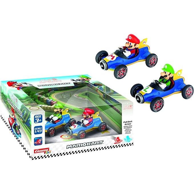 Carrera Mario Kart Pull N Speed Pack of 2 (15813018) Age- 3 Years & Above