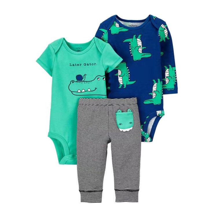 Carter's Infant Boys Later Gator 3-Piece Bodysuits+ Leggings 32114 Multicolor