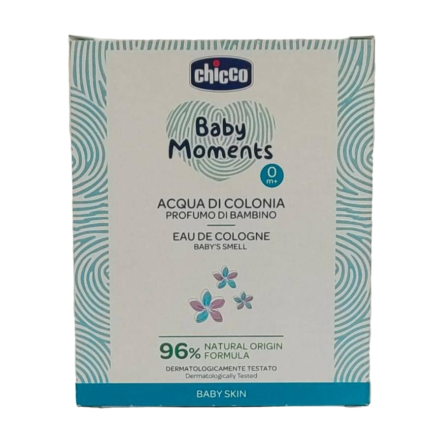 Chicco Baby Moments Eau De Cologne Smell for Babies 100ml Age- Newborn & Above