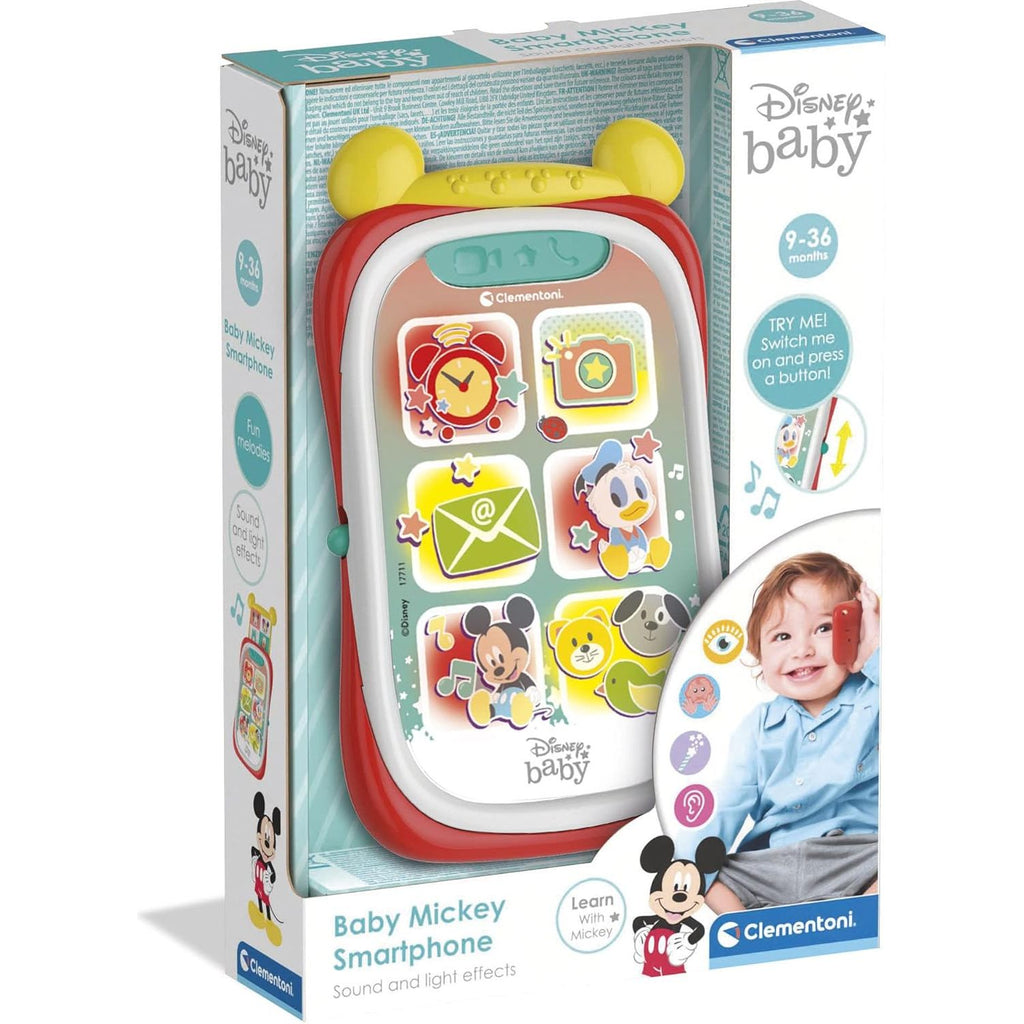 Clementoni Baby Disney Mickey Smartphone (17711) Age- 9 Months & Above