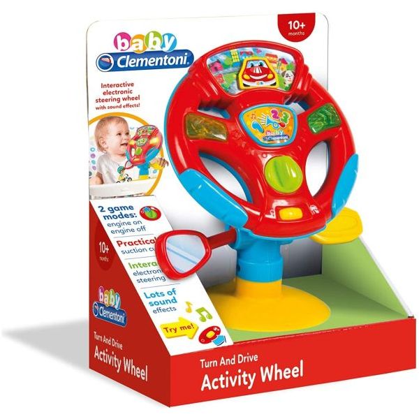 Clementoni Baby Steering Wheel (17241) Age- 10 Months & Above