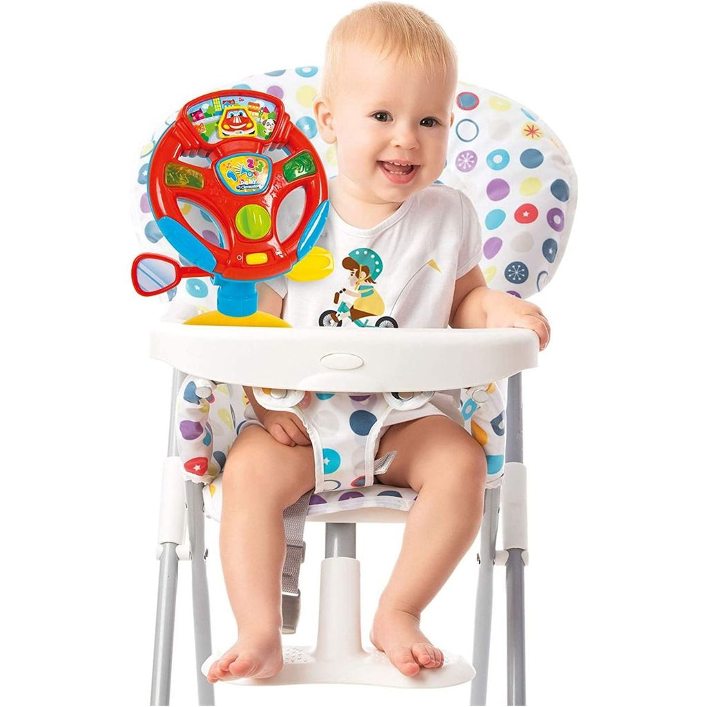 Clementoni Baby Steering Wheel (17241) Age- 10 Months & Above
