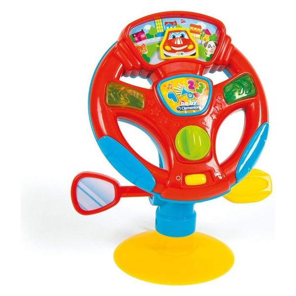 Clementoni Baby Steering Wheel (17241) Age- 10 Months & Above