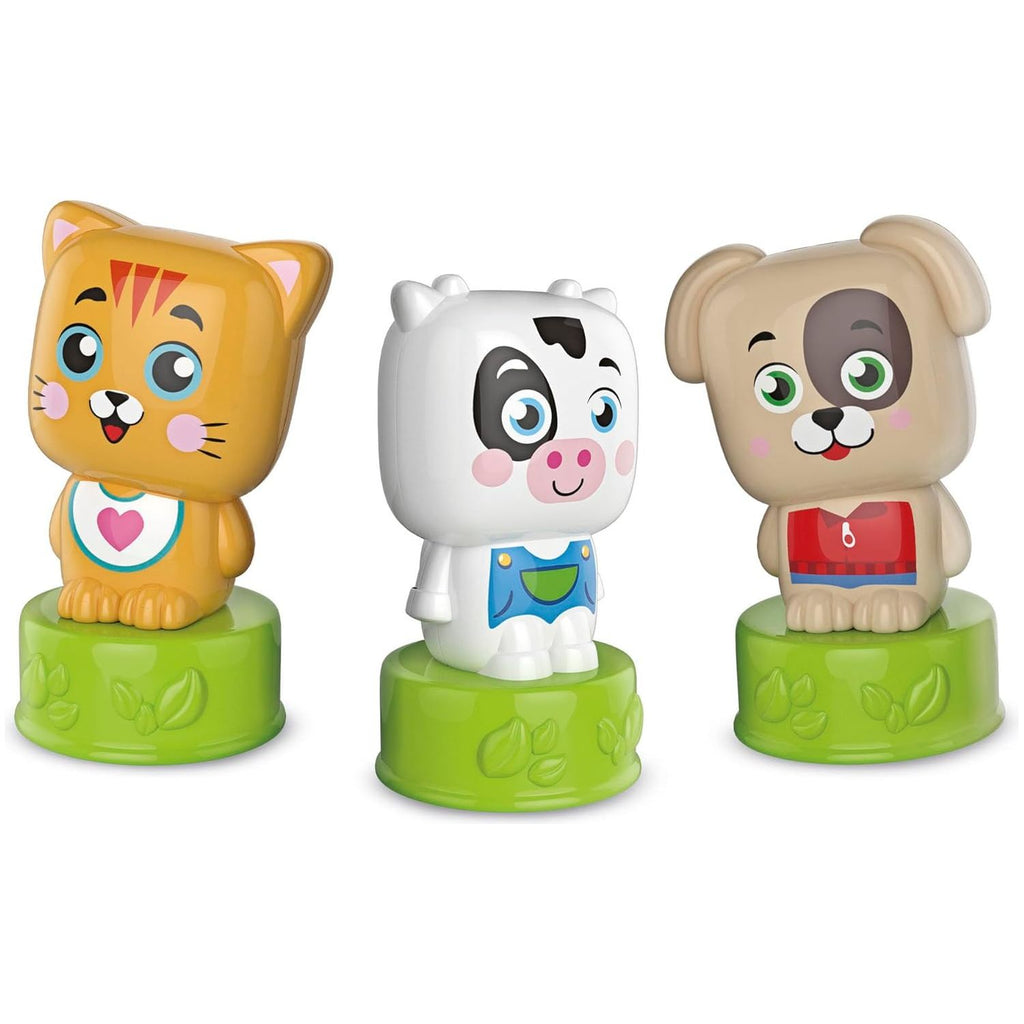 Clementoni Clemmy Touch n' Play Sweet Animals Book Baby Playset (17849)  Age- 12 Months & Above