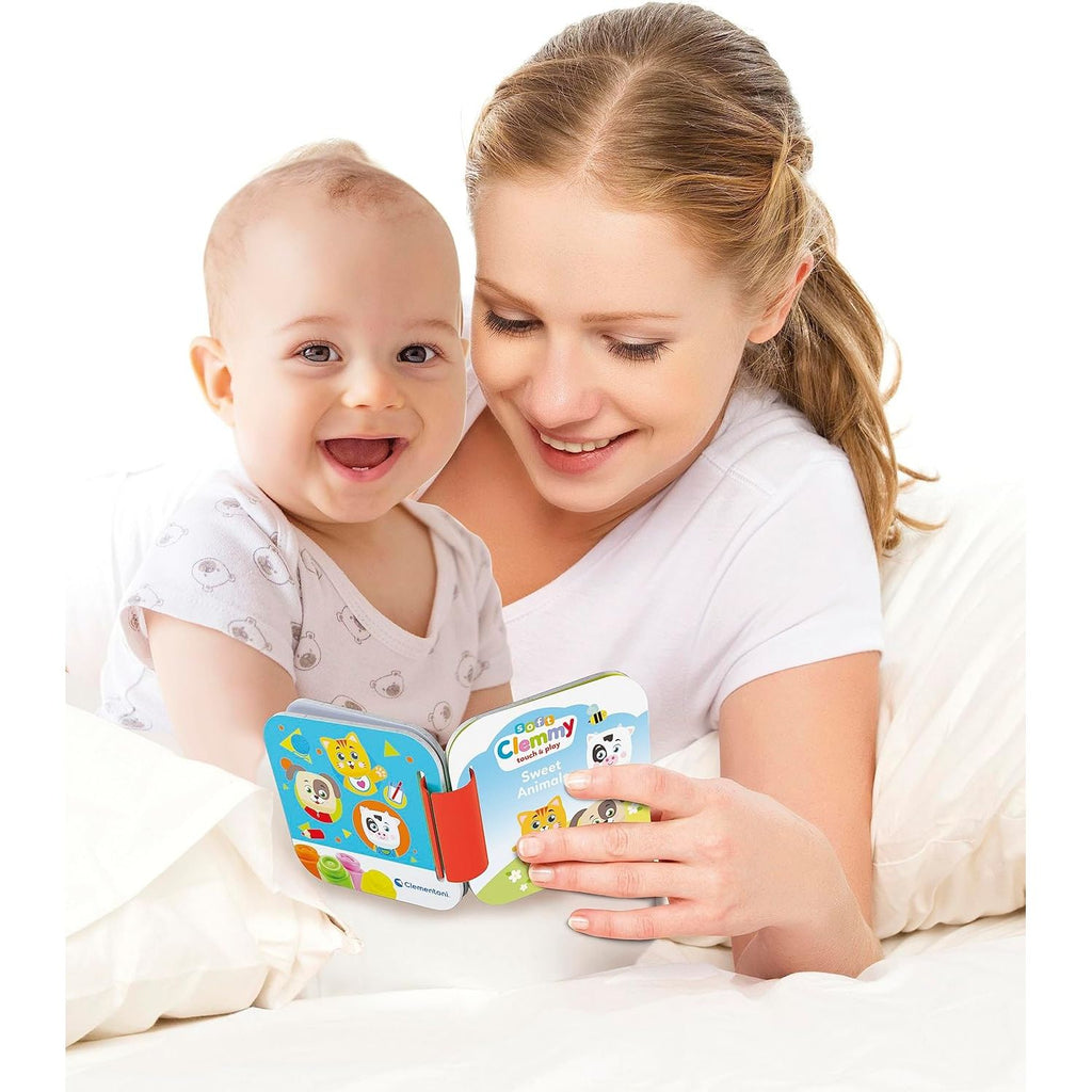 Clementoni Clemmy Touch n' Play Sweet Animals Book Baby Playset (17849)  Age- 12 Months & Above