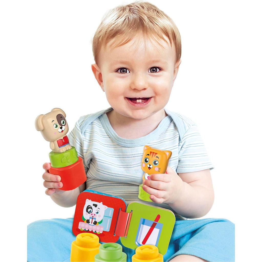 Clementoni Clemmy Touch n' Play Sweet Animals Book Baby Playset (17849)  Age- 12 Months & Above