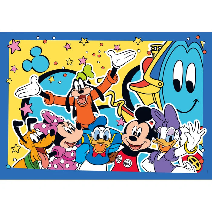 Clementoni Supercolor Disney Mickey Puzzle 2X20 Pieces  Age- 3 Years & Above