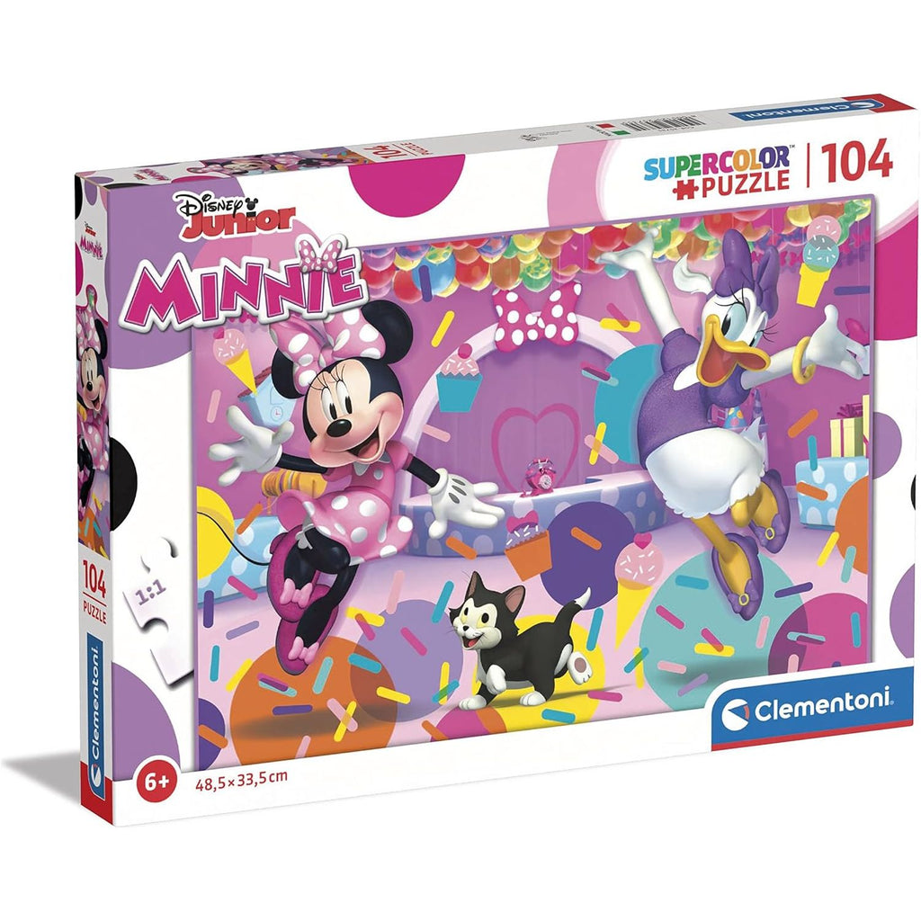 Clementoni Supercolor Minnie Puzzle 104 Pieces  Age- 6 Years & Above