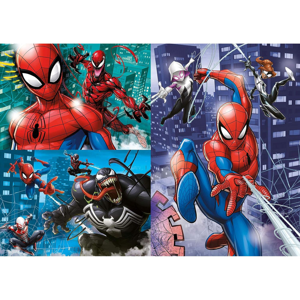 Clementoni Supercolor Spiderman Puzzle 3X48 Pieces Age- 4 Years & Above