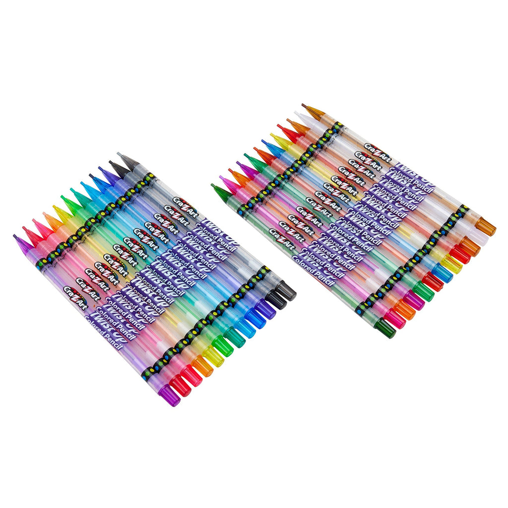 Cra-Z-Art 24 ct Twist Up Coloured Pencils Multicolor Age- 3 Years & Above
