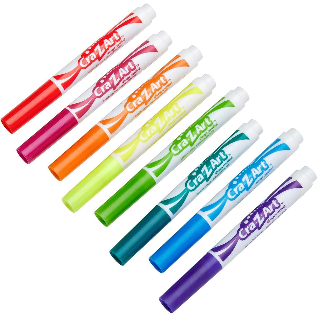 Cra-Z-Art 8 Bold Colour Super Washable Markers Multicolor Age- 3 Years & Above