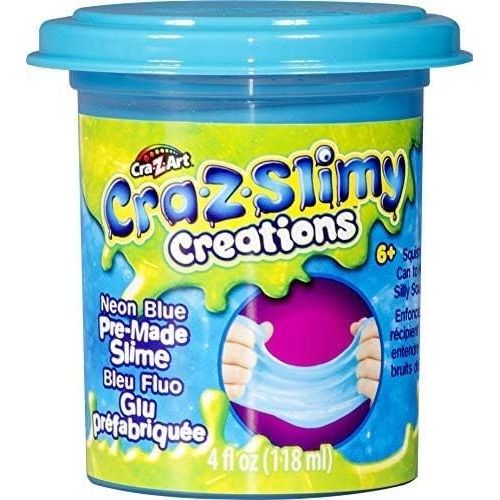 Cra-Z-Art Cra-Z-Slimy Premade Single Cans Slime 4 Oz Assorted Multicolor Age-6 Years & Above
