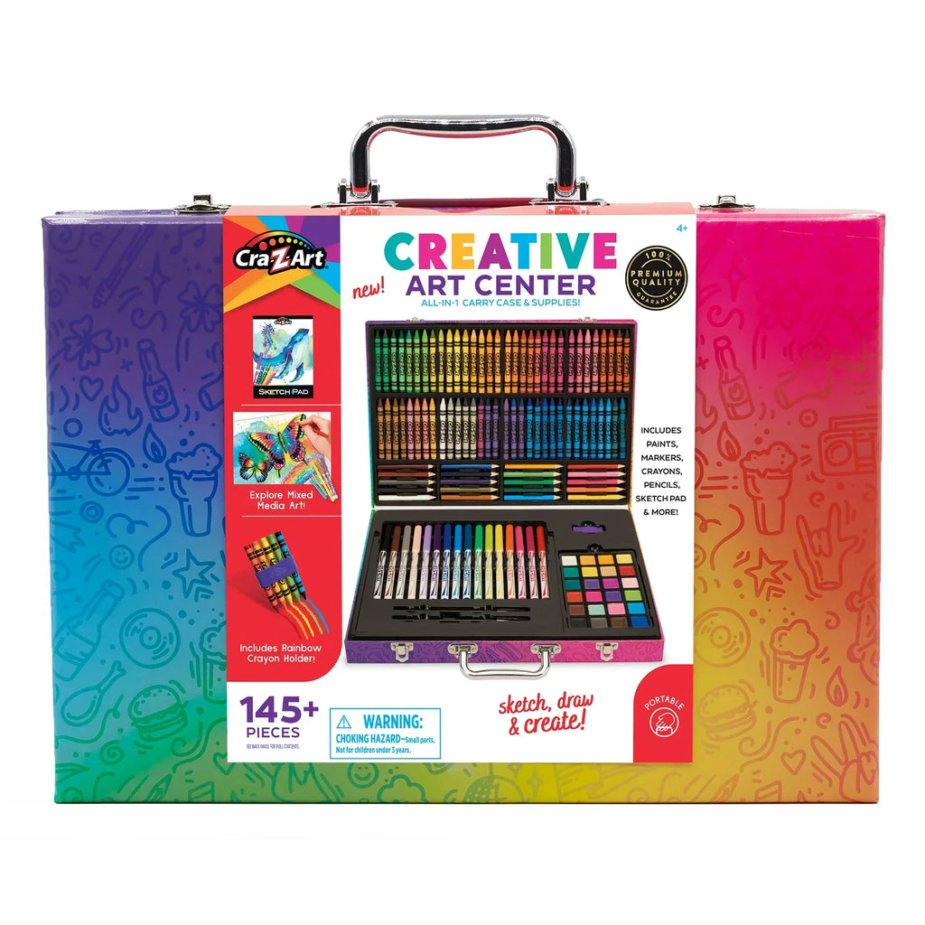 Cra-Z-Art Creative Art Center - 145 pcs Multicolor Age- 4 Years & Above