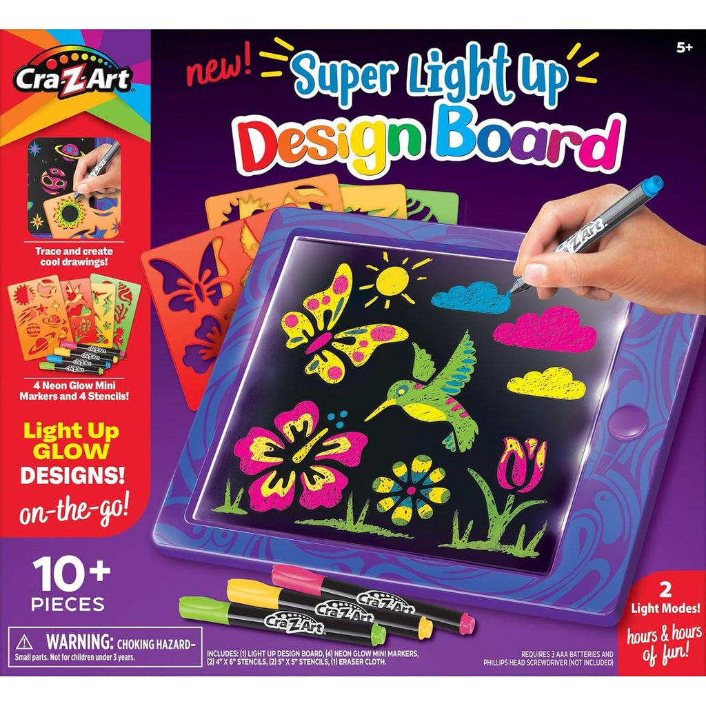 Cra-Z-Art Super Light Up Design Board Multicolor Age-5 Years & Above