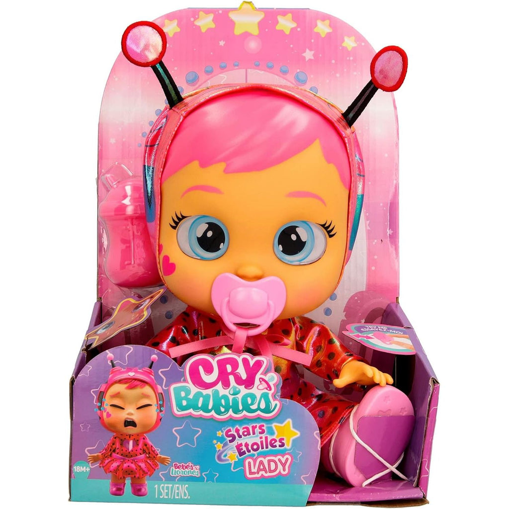 Cry Babies Stars Babies Lady Interactive Kids Doll (911383) Age- 18 Months & Above