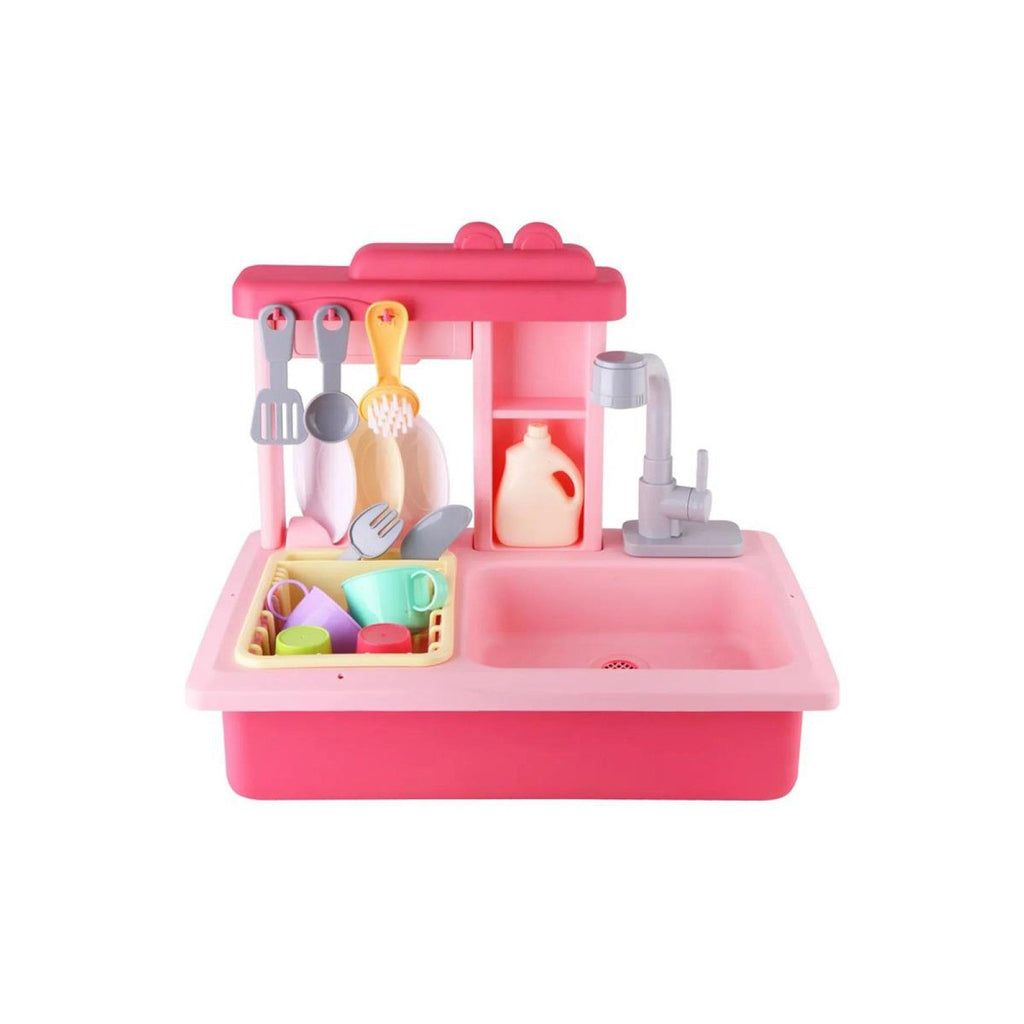 Enfal Toys Let's be Child Interactive Sink Set Fuchsia (Lc-30916) Age- 2 Years & Above