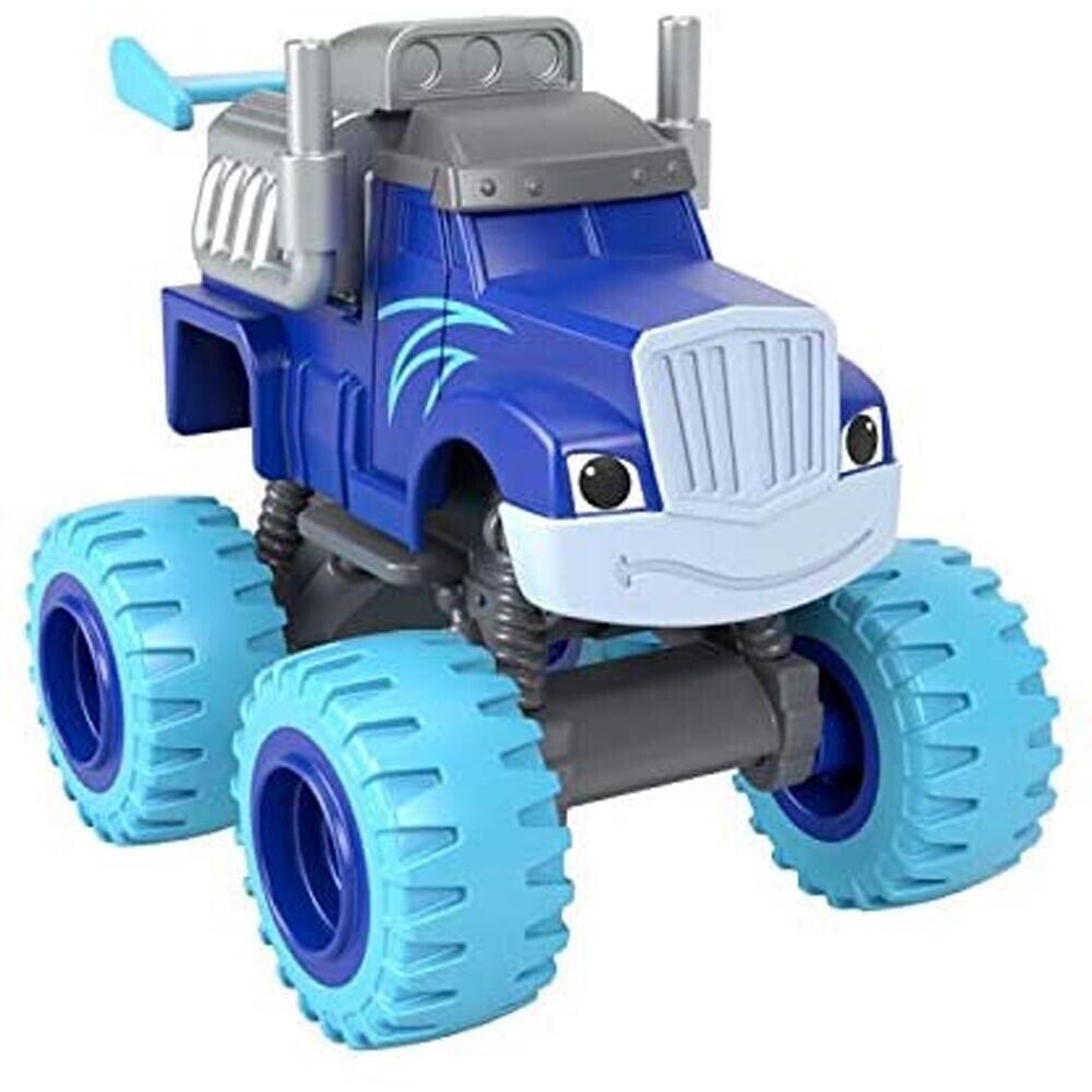 Fisher Price Blaze Die Cast Monster Engine Crusher Truck Blue Cgf20 Age 2 Years Above Peekaboo